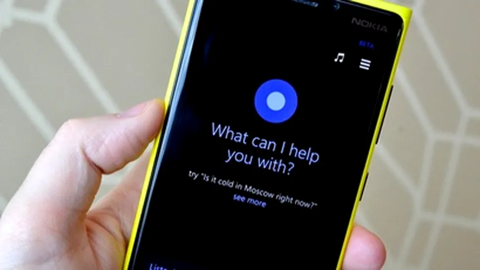 Aplicaţia Cortana va fi integrată în Windows 9 