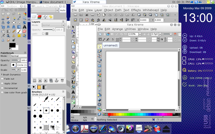 Dreamlinux, test go4it.ro