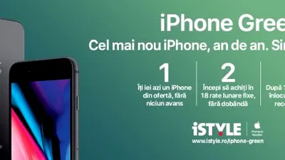 (P) iSTYLE lansează programul iPhone Green - poţi fi mereu primul care primeşte următorul iPhone