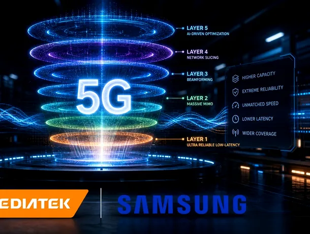 Samsung și MediaTek stabilesc un nou reper pentru vitezele de upload în rețelele 5G
