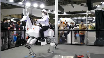 Bex: robotul Kawasaki pe care îl poți călări. VIDEO