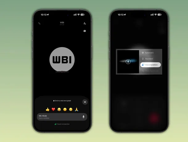 WhatsApp permite acces rapid la setările microfonului iPhone în timpul apelurilor