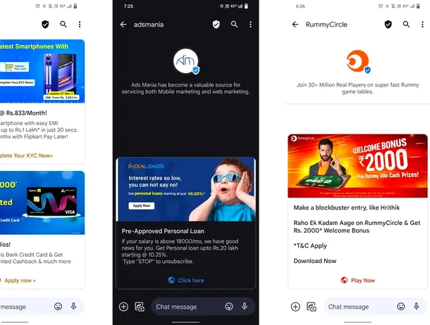 Google Messages, folosit pentru a bombarda cu reclame utilizatorii de Android