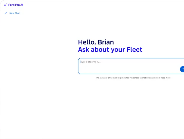 Ford lansează propriul chatbot pentru clienții de flotă în Europa. Ford Pro AI, un produs „de succes” în SUA