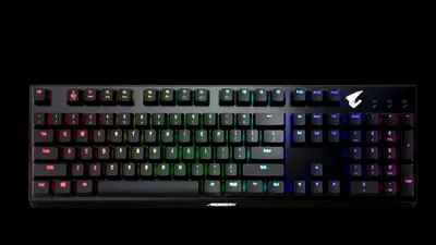 GIGABYTE anunţă AORUS K9, o tastatură RGB cu switch-uri optice