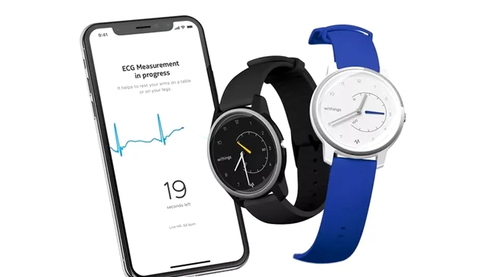 Withings lansează Move ECG, cu aceleaşi funcţii de monitorizare precum Apple Watch la un sfert din preţ