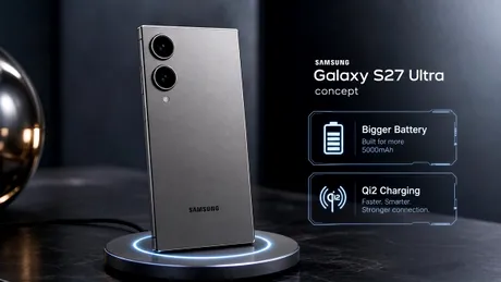 Galaxy S27 Ultra: Samsung ar putea renunța la o cameră pentru o baterie mai mare și încărcare magnetică