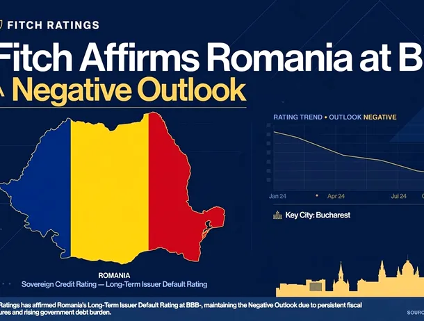 România: Fitch Ratings menține ratingul suveran la „BBB-”