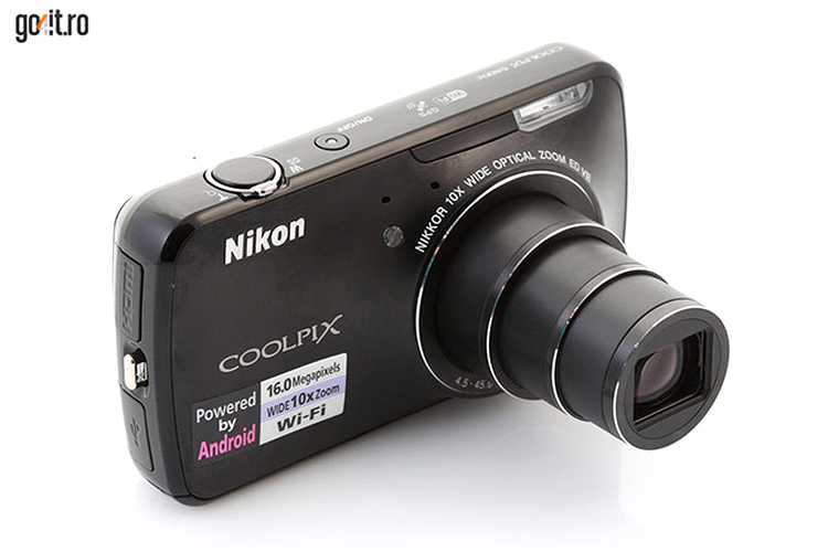 Nikon Coolpix S800c - extensia obiectivului la zoom maxim