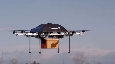 Amazon Prime Air, serviciul de livrare cu drone, a efectuat prima comandă [VIDEO]