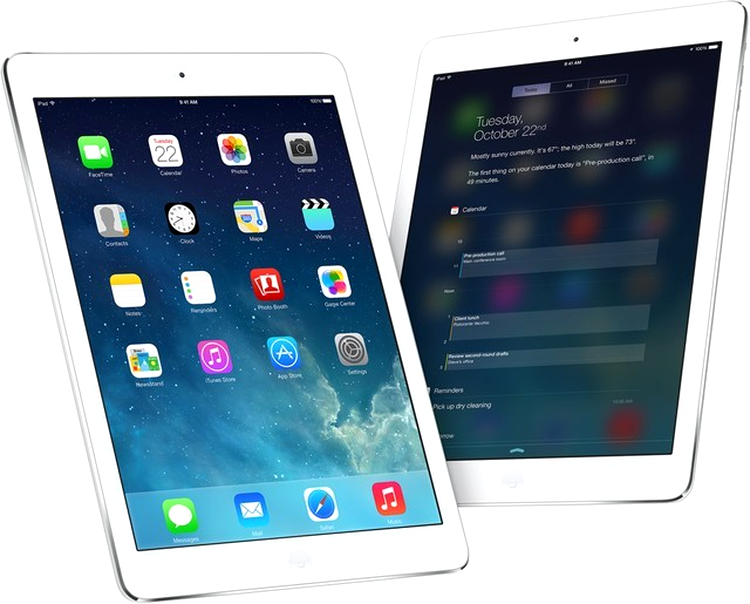 Apple iPad Air - ecranul de 9.7” are o ramă mai îngustă
