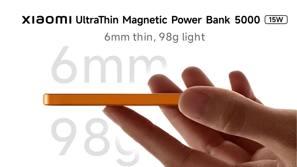 MagSafe Slim - Bateria externă Xiaomi va ajunge în Europa pe 28 februarie