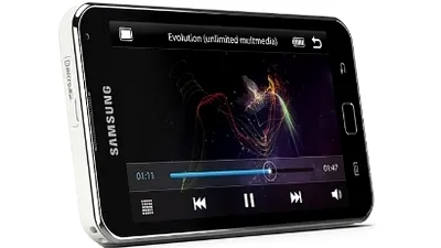 Samsung Galaxy S WiFi 5.0 – media player de buzunar cu Android