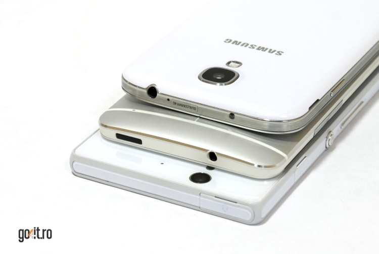 Samsung Galaxy S4 - 13 MP, HTC One - 4 MP, Sony Xperia Z - 13 MP