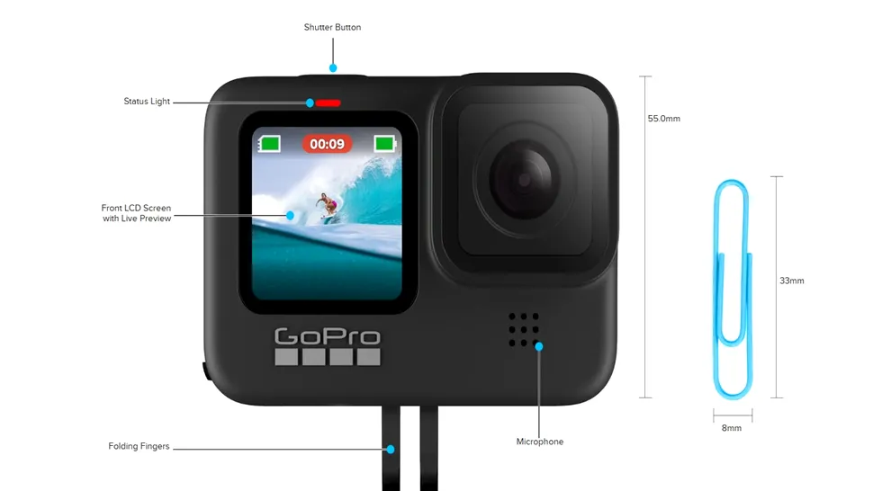 GoPro anunță Hero 9 Black, o cameră de acțiune 5K