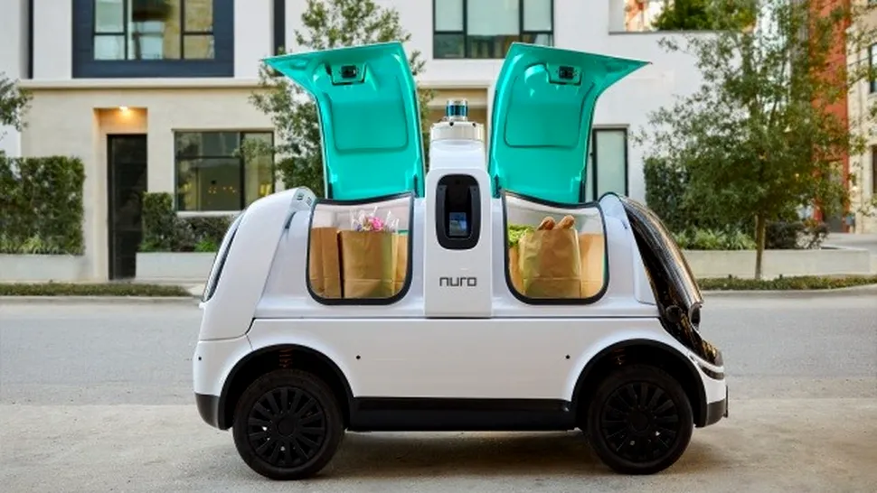Nuro este prima companie din SUA care va oferi livrări cu vehicule complet autonome