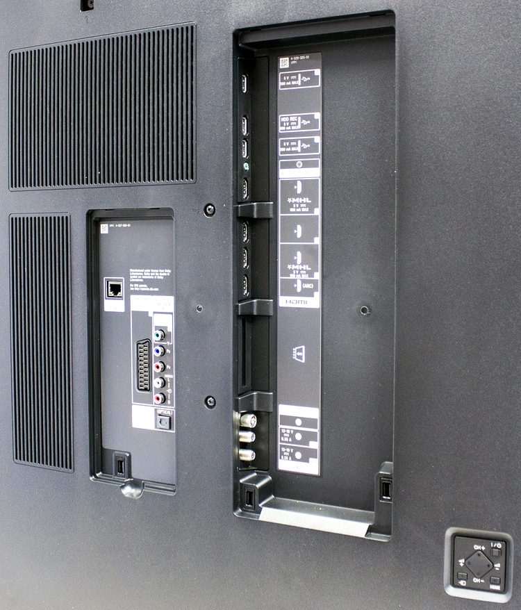 Sony 65X9005B - oferta de conectori