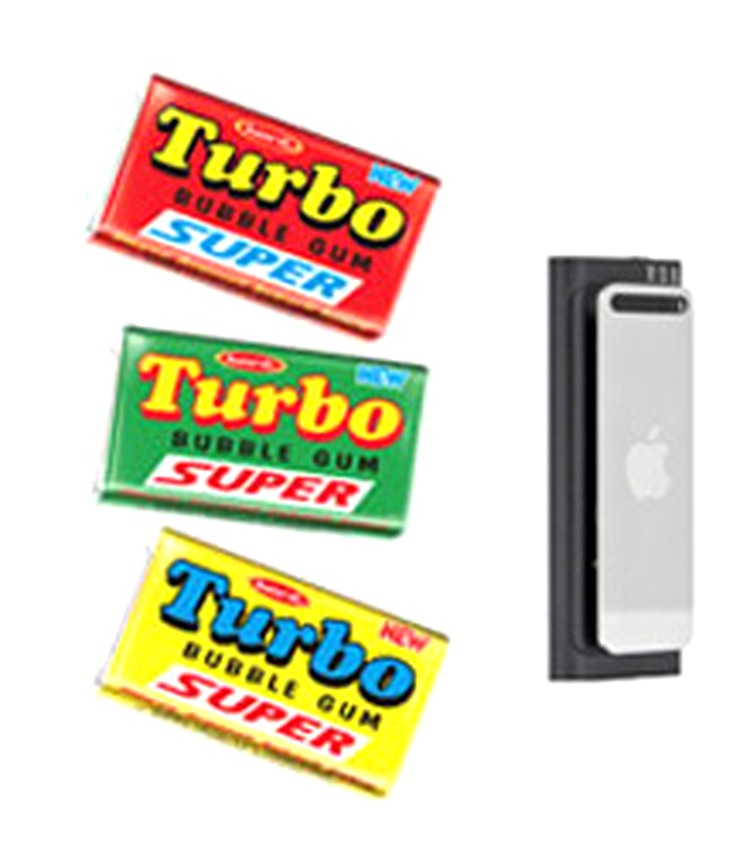Guma Turbo şi player-ul iPod Shuffle 3G