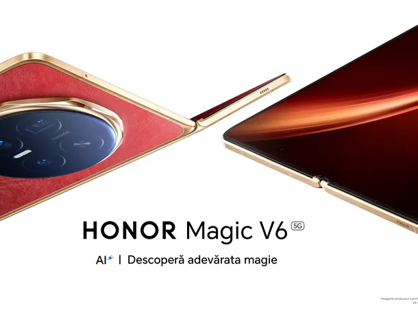 Honor Magic V6, lansat în România. Cât costă noul smartphone pliabil