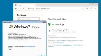 Microsoft Edge „Chromium” va fi lansat şi pe Windows 7 şi 8. O versiune de test este acum disponibilă