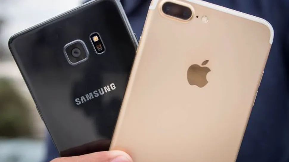 Apple a depăşit Samsung şi a fost liderul pieţei de smartphone-uri în ultimul trimestru din 2016