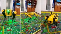 Câine robot de 100.000€ la Iași: „Spot” va umbla singur prin facultate cu ajutorul AI