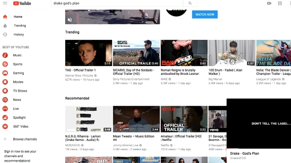 YouTube adaugă modul de afişare Picture-in-Picture şi în interfaţa pentru web browser
