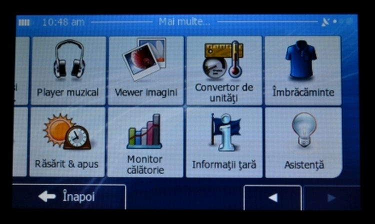 iGO Primo - meniul principal (2)