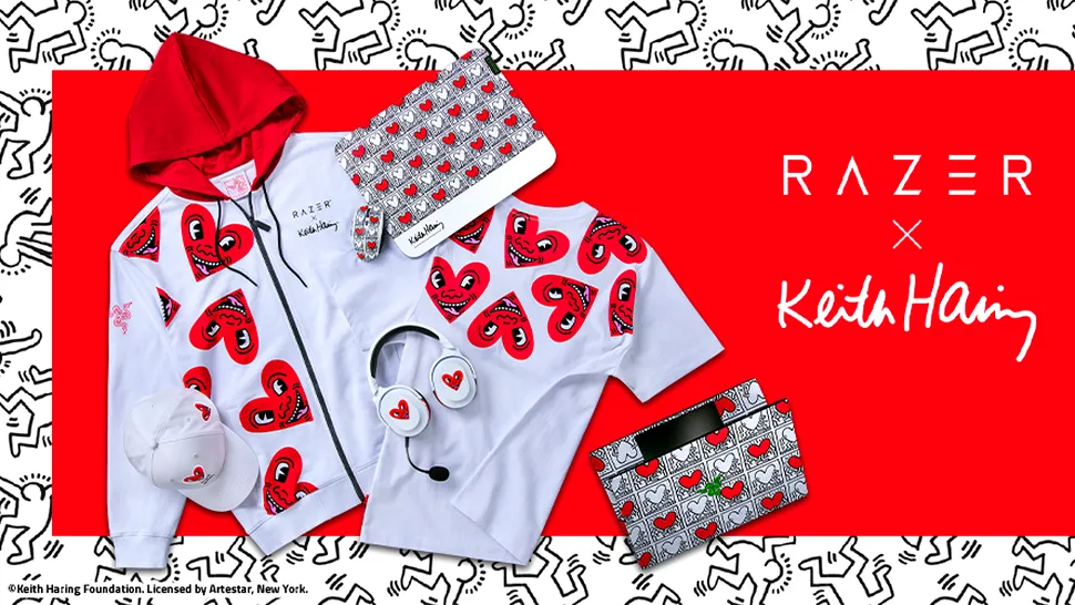 Razer a anunțat o colecție de îmbrăcăminte și periferice de gaming. Colaborare specială cu Keith Haring
