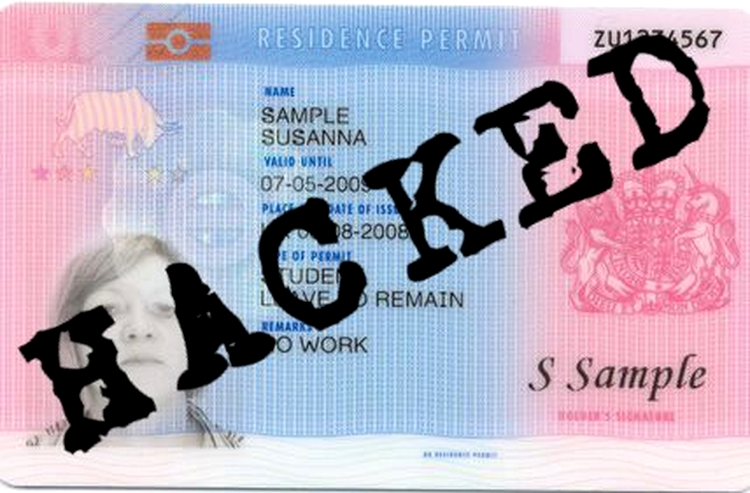 Card de identitate clonat