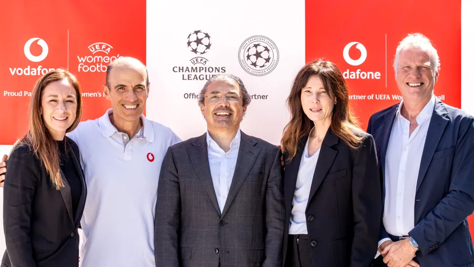 Vodafone a încheiat un parteneriat cu UEFA și UC3 pentru a susține viitorul fotbalului masculin și feminin (P)
