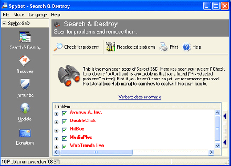 Spyboot Search and Destroy