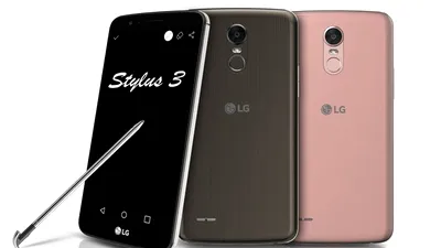 LG lansează un smartphone cu stylus şi trei modele mid-range de buget
