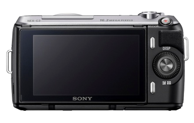 Sony NEX-C3 - ecranul superb de 3", rabatabil