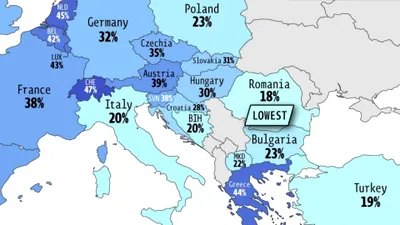 Harta adopției AI în Europa: România este codașă