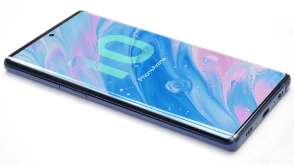 Designul Galaxy Note 10, ilustrat cu randări neoficiale