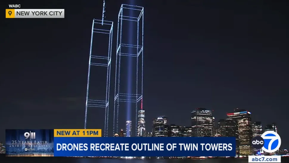 Video - 2.977 de drone au format contururile Turnurilor Gemene deasupra New Yorkului