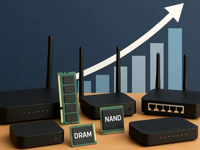 Prețurile memoriilor, explozie de 600%: routerele și set-top box-urile operatorilor telecom, sub presiune