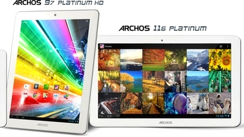 Archos anunţă linia de tablete Platinum, inclusiv un model de 11,6