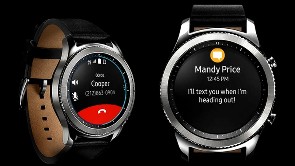 Ceasul Samsung Gear S4 ar putea rula Google Wear OS 