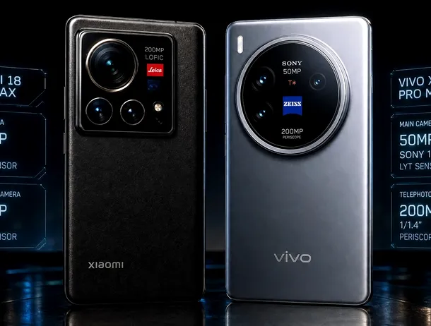 Xiaomi 18 Pro Max și Vivo X500 Pro Max pregătesc o nouă confruntare foto. Primele detalii despre camere au apărut online