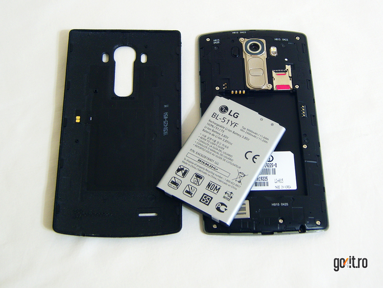LG G4 - acumulatorul de 3000 mAh