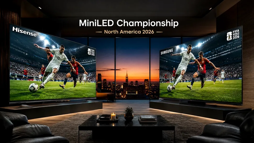 Cupa Mondială 2026 poate schimba liderul pieței MiniLED din America de Nord. Hisense și Samsung intră într-o confruntare decisivă