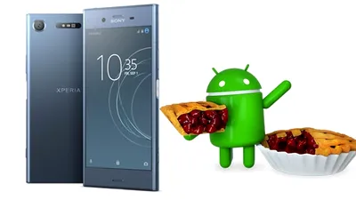 Android 9.0 Pie a fost lansat pe telefoanele Xperia XZ1