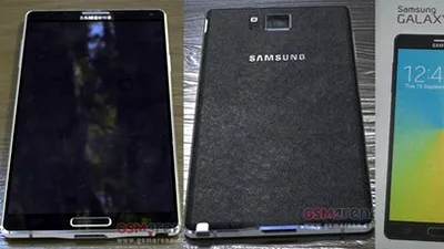 Samsung Galaxy Note 4 debutează în primele imagini neoficiale