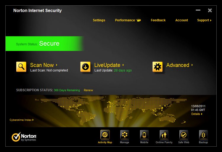 Symantec: Norton Internet Security 2012