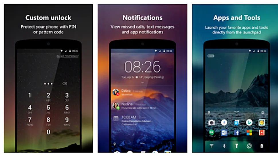 Microsoft îmbunătăţeşte Next Lock Screen pentru Android
