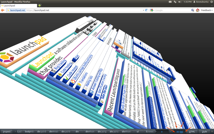 Page Inspector 3D View