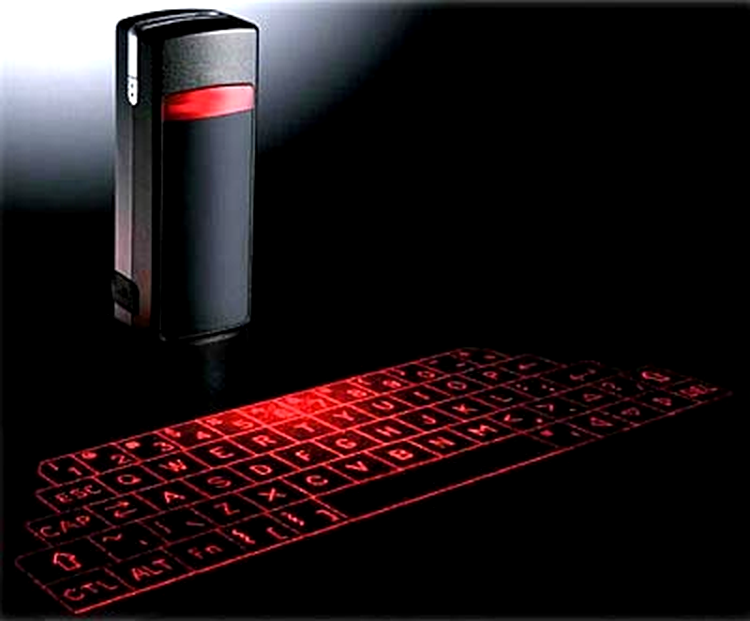 Tastatura proiectată cu laser