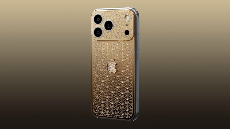 Caviar Gold Collection iPhone Palmette